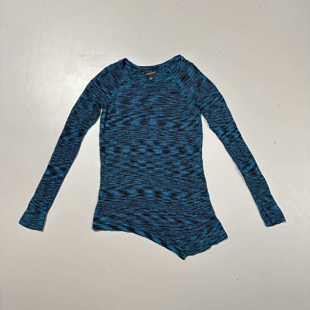 Rock & Republic Women's Small Blue Grunge Long Sleeve
